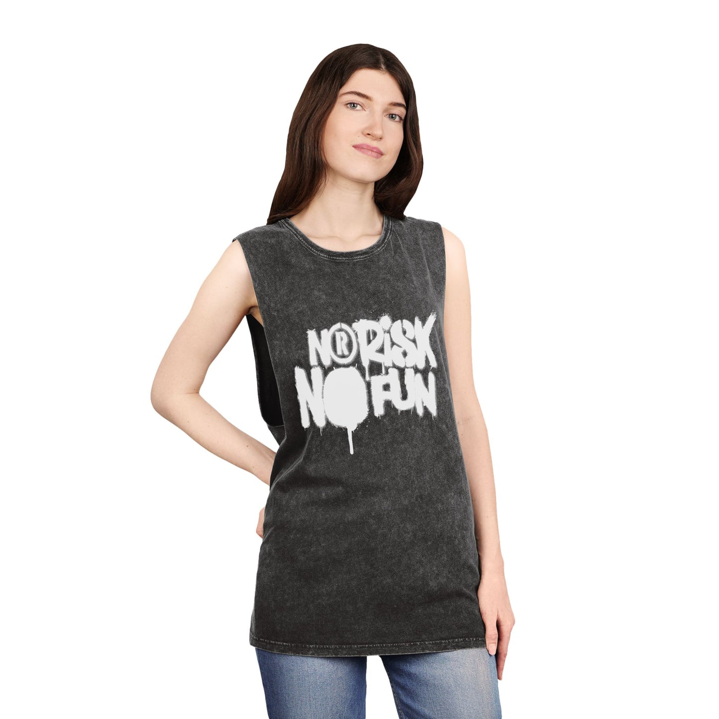 NO RISK NO FUN Muscle Tank