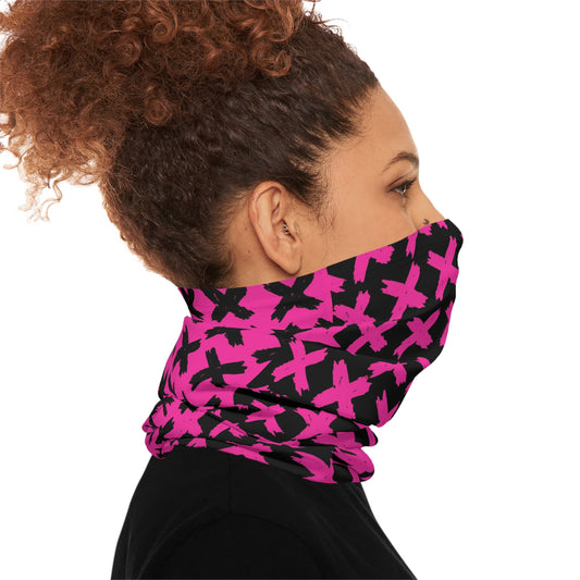 half + half XXX Gaiter (pink/black)
